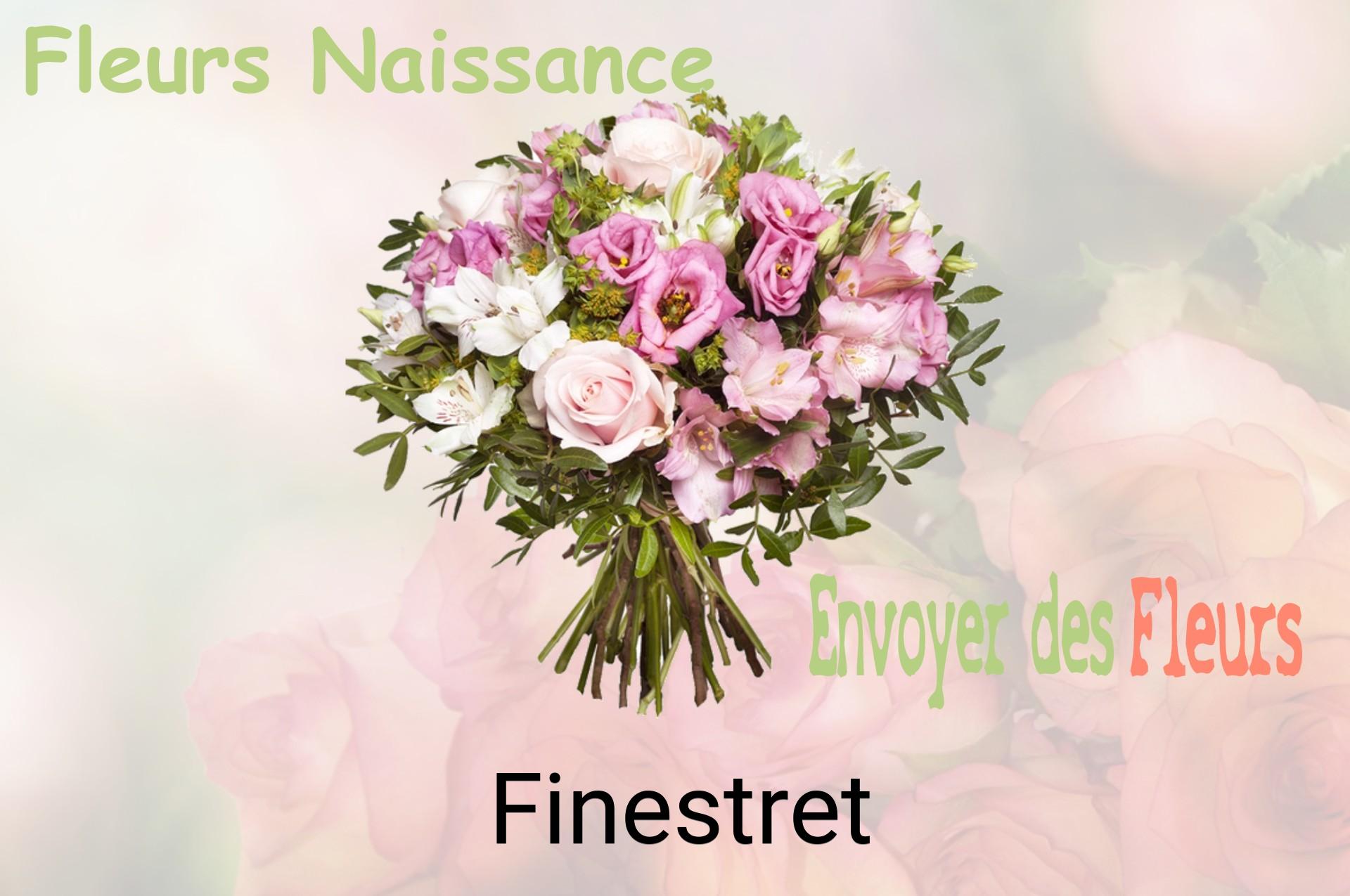Bouquet de fleurs de naissance livré à Finestret